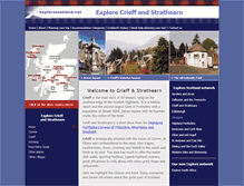 Tablet Screenshot of explore-crieff.com